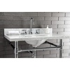 image:imageKingston Brass KVPB3622M38 Fauceture Templeton Vanity with Tops with 17 x 14 Undermount Sink 36 L x 22 W x 1214 D Carrara Marble WhiteCarrara Marble White