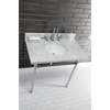 image:imageKingston Brass KVPB3622M38 Fauceture Templeton Vanity with Tops with 17 x 14 Undermount Sink 36 L x 22 W x 1214 D Carrara Marble WhiteCarrara Marble White