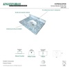 image:imageKingston Brass KVPB3622M38 Fauceture Templeton Vanity with Tops with 17 x 14 Undermount Sink 36 L x 22 W x 1214 D Carrara Marble WhiteCarrara Marble White