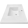 image:imageKingston Brass LBT372271 Continental 37Inch Ceramic Vanity Sink Top 1 Hole in White