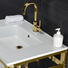 image:imageKingston Brass LS8213CTL Continental Bathroom Faucet Brushed Brass 4 x 494 x 1169Brushed Nickel