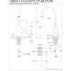 image:imageKingston Brass LS8213CTL Continental Bathroom Faucet Brushed Brass 4 x 494 x 1169Oil Rubbed Bronze