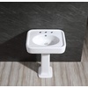 image:imageKingston Brass VPB2268 Robert 26Inch Ceramic Pedestal Sink with 8Inch Faucet Drillings White