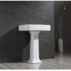 image:imageKingston Brass VPB226P Robert Ceramic Pedestal Sink Base VPB2268 White