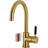 image:imageFauceture LS8233DKL Kaiser SingleHandle Vessel Sink Faucet Brushed BrassBrushed Brass