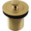 image:imageKingston Brass DLT20SB 112 Lift and Turn Tub Drain with 2 Body Thread Brushed Brass