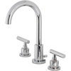 image:imageKingston Brass FSC8921CML Manhattan Widespread Bathroom Faucet with PopUp Drain Polished Chrome
