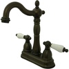 image:imageKingston Brass KB1495PL Bar Faucet Without PopUp Rod 434 inch in Spout Reach Oil Rubbed BronzeOil Rubbed Bronze