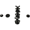 image:imageKingston Brass KB320AX Victorian ThreeHandle Bidet Faucet Matte BlackMatte Black