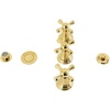 image:imageKingston Brass KB320AX Victorian ThreeHandle Bidet Faucet Matte BlackPolished Brass