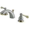 image:imageKingston Brass KB3944BL MiniWidespread Bathroom Faucet Polished ChromePolished BrassNickel