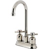 image:imageKingston Brass KB8496DX Concord TwoHandle 2Hole Deck Mount Bar Faucet in Polished Nickel