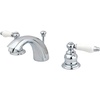image:imageKingston Brass KB951PL Victorian MiniWidespread Bathroom Faucet with PopUp Drain Polished Chrome 4716 in Spout ReachPolished Chrome