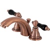 image:imageKingston Brass KB956AKLPN Duchess Widespread Bathroom Faucet with Plastic PopUp Polished NickelAntique Copper