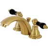 image:imageKingston Brass KB956AKLPN Duchess Widespread Bathroom Faucet with Plastic PopUp Polished NickelBrushed Brass