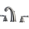 image:imageKingston Brass KB982FL Royale Widespread Lavatory Faucet with Brass PopUp Polished Brass8Inch Adjustable CenterBrushed Nickel
