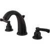 image:imageKingston Brass KB982FL Royale Widespread Lavatory Faucet with Brass PopUp Polished Brass8Inch Adjustable CenterOil Rubbed Bronze