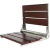image:imageKingston Brass KBSS16151 Soutien 3Slat Shower Seat Dark WoodPolished Chrome