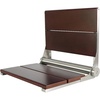 image:imageKingston Brass KBSS16168 Soutien 2Slat Shower Seat Dark WoodBrushed Nickle