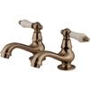 image:imageKingston Brass KS1108PL Heritage Classic Basin Faucet Porcelain Lever Handle Brushed NickelBrushed Nickel