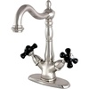 image:imageKingston Brass KS1491PKX Duchess 2Handle Vessel Sink Faucet Polished ChromeBrushed Nickel