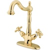 image:imageKingston Brass KS1493AX Vessel Sink Faucet Antique BrassPolished Brass
