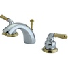 image:imageKingston Brass KS2952 Naples Mini Widespread Lavatory Faucet Polished BrassChrome