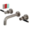 image:imageKingston Brass KS8120DKL Kaiser Bathroom Faucet Matte Black 1131 x 763 x 306Polished Brass