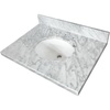 image:imageKingston Brass KVPB3622M38 Fauceture Templeton Vanity with Tops with 17 x 14 Undermount Sink 36 L x 22 W x 1214 D Carrara Marble WhiteCarrara Marble White