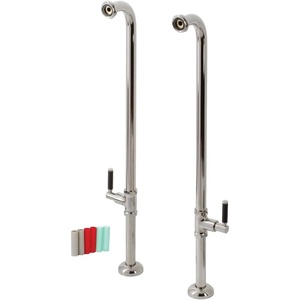 image:imageKingston Brass AE810S6DKL Concord Freestanding Tub Supply Line Polished Nickel