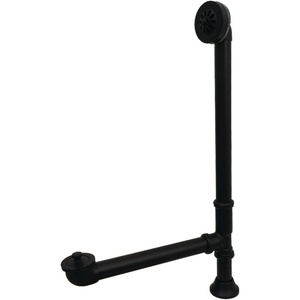 image:imageKingston Brass CC2080 Clawfoot Tub Waste amp Overflow Drain Matte BlackMatte Black