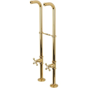 image:imageKingston Brass CC266S8AX Freestanding Supply Line Package Brushed NickelPolished Brass