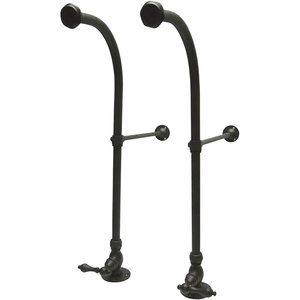 image:imageKingston Brass CC452ML Vintage Rigid Freestand Supplies with Stop Brass Lever Handle 23Inch Polished BrassOil Rubbed Bronze