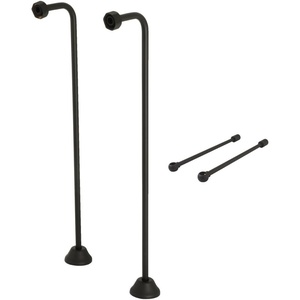 image:imageKingston Brass CCK465 Vintage Single Offset Supply Line with Wall Bracket Combo Oil Rubbed Bronze