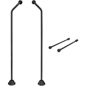 image:imageKingston Brass CCK475 Vintage Double Offset Supply Line with Wall Bracket Combo Oil Rubbed Bronze