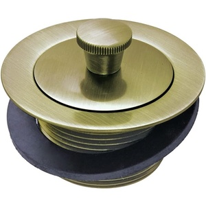 image:imageKingston Brass DLL203 Brass Lift amp Lock Tub Drain Antique Brass