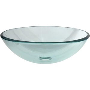 image:imageKingston Brass EVSPCC1 Fauceture Tempered Glass Bathroom Vessel Crystal Clear