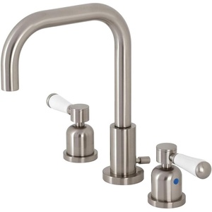 image:imageKingston Brass FSC8933DPL Paris Widespread Bathroom Faucet with PopUp Drain Brushed BrassBrushed Nickel