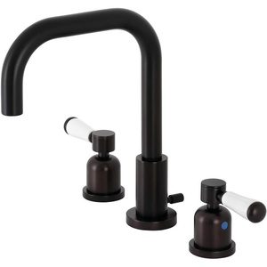 image:imageKingston Brass FSC8933DPL Paris Widespread Bathroom Faucet with PopUp Drain Brushed BrassOil Rubbed Bronze