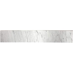 image:imageKingston Brass Fauceture KVPB30MBS Templeton 30 in Carrara Marble Vanity Top Backsplash Carrara White