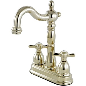image:imageKingston Brass KB1492BEX 4 Centerset bar Faucet Polished Brass 434 In Spout ReachPolished Brass