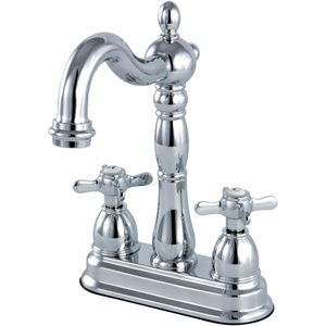 image:imageKingston Brass KB1492BEX 4 Centerset bar Faucet Polished Brass 434 In Spout ReachPolished Chrome