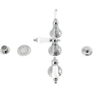 image:imageKingston Brass KB321PL Victorian ThreeHandle Bidet Faucet Polished ChromePolished Chrome