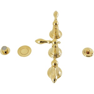 image:imageKingston Brass KB322AL Victorian ThreeHandle Bidet Faucet Polished Brass
