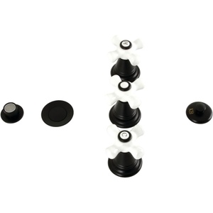 image:imageKingston Brass KB328PX Victorian ThreeHandle Bidet Faucet Brushed NickelMatte Black