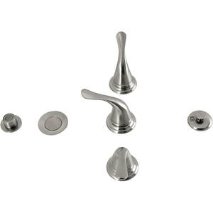 image:imageKingston Brass KB328YL Royale ThreeHandle Bidet Faucet Brushed Nickel