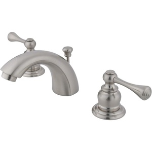 image:imageKingston Brass KB3944BL MiniWidespread Bathroom Faucet Polished ChromePolished BrassBrushed Nickel