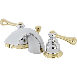 image:imageKingston Brass KB3944BL MiniWidespread Bathroom Faucet Polished ChromePolished BrassChrome