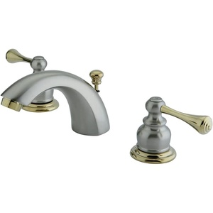 image:imageKingston Brass KB3944BL MiniWidespread Bathroom Faucet Polished ChromePolished BrassNickel