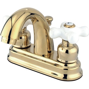 image:imageKingston Brass KB5611PX Restoration 4Inch Centerset Lavatory Faucet Polished ChromePolished Brass